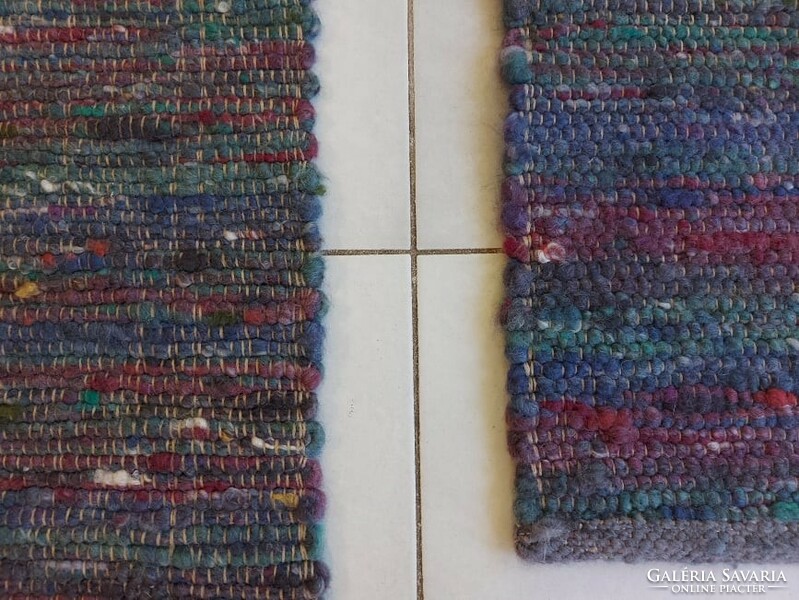 Set of 2 wool rugs 2x60x155 cm free postage mm_730