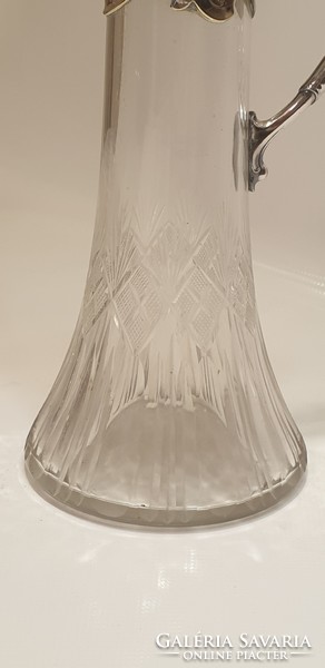 Art nouveau, Art Nouveau, silver-plated wmf decanter, jug, decanter, decanter (1880-1886)