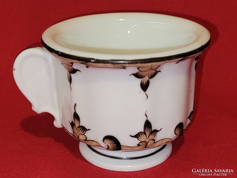 Special painted Biedermeier thick porcelain cup