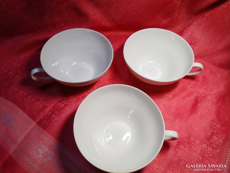 Rosenthal porcelán csésze pótlásnak, 3 darab