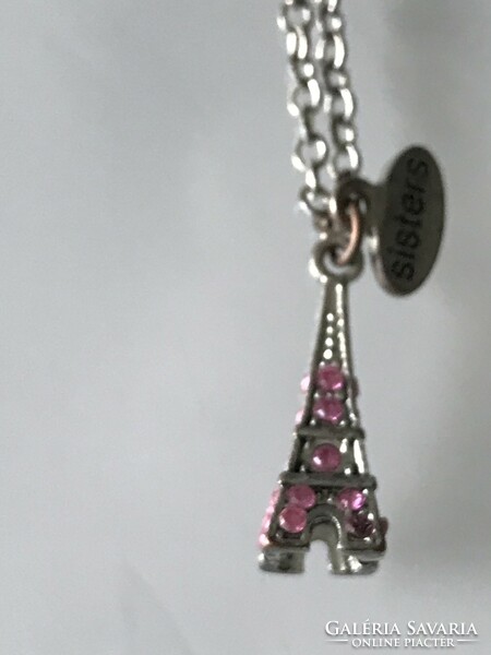 Bijou necklace with Eiffel Tower pendant