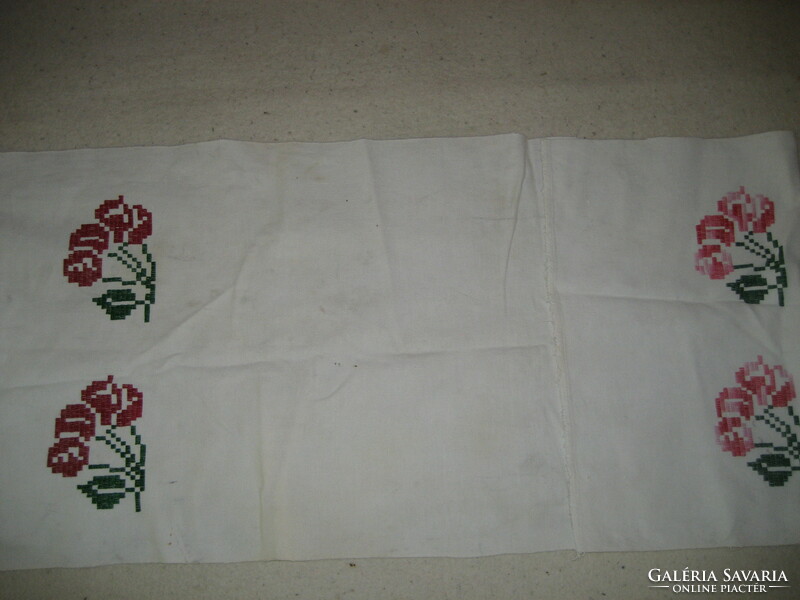 Old linen tablecloth, towel