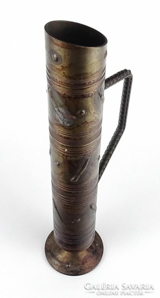 1J310 Nagyméretű kézműves hüvely váza löveg váza 41 cm