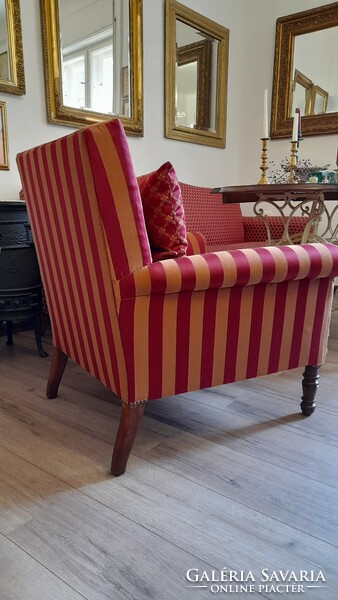 Beautifully restored antique armchair