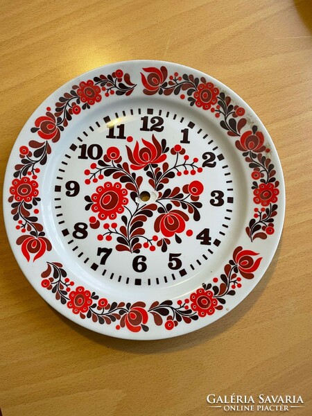 Plate clock