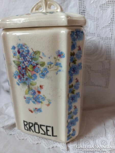 Forget-me-not spice holder with Brussels label