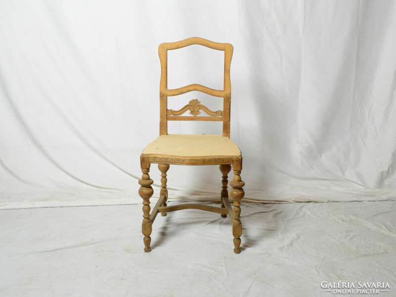 Antik Bécsi Barokk  szék (csiszolt, restaurált)