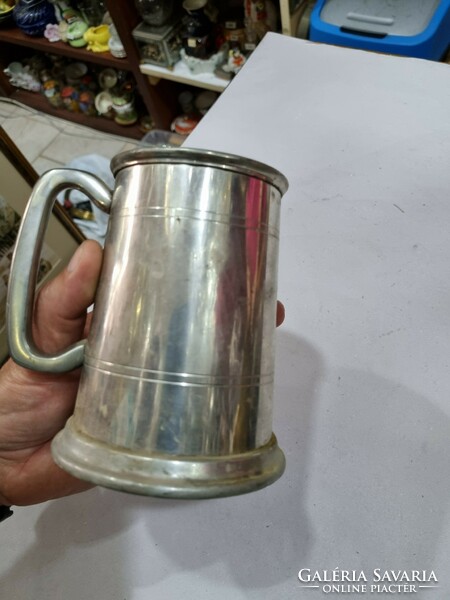 Old pewter cup
