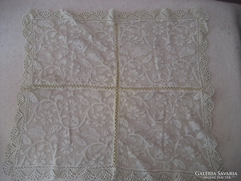Antique tablecloth 69 x 61 cm