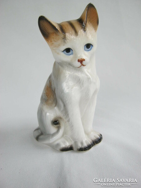 Retro ... Rudolf Kammer porcelán figura nipp macska cica