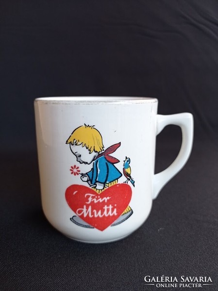 Retro porcelain children's mug