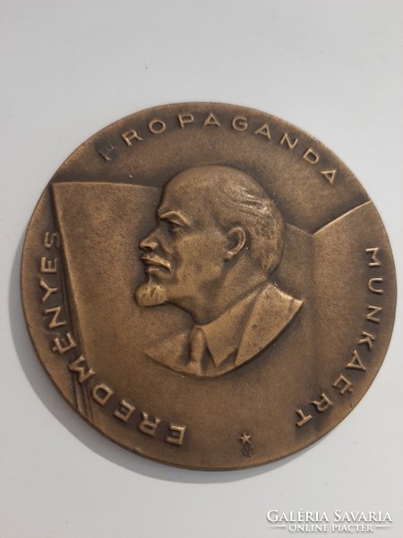 Plaque for successful propaganda work on the occasion of the anniversary of Lenin's birth