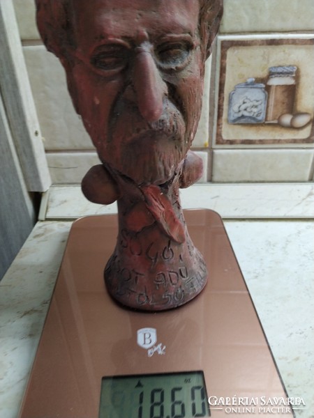 Ceramic statue of a politician for sale!