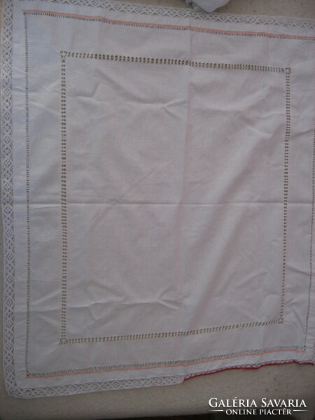 Antique tablecloth 72 x 66 cm