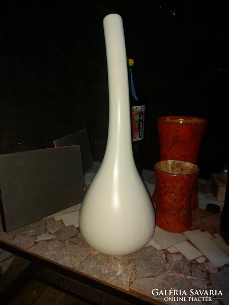 40 cm, kerámia váza, stilizált lopótök...hibátlan!