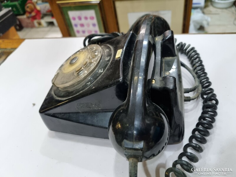 Old vinyl record phone