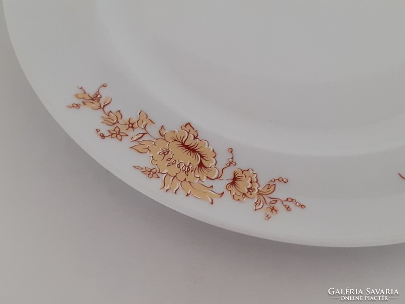 Retro Alföldi porcelán virágos kis tányér