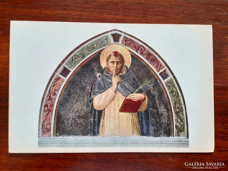 Régi vallási képeslap szentképes levelezőlap