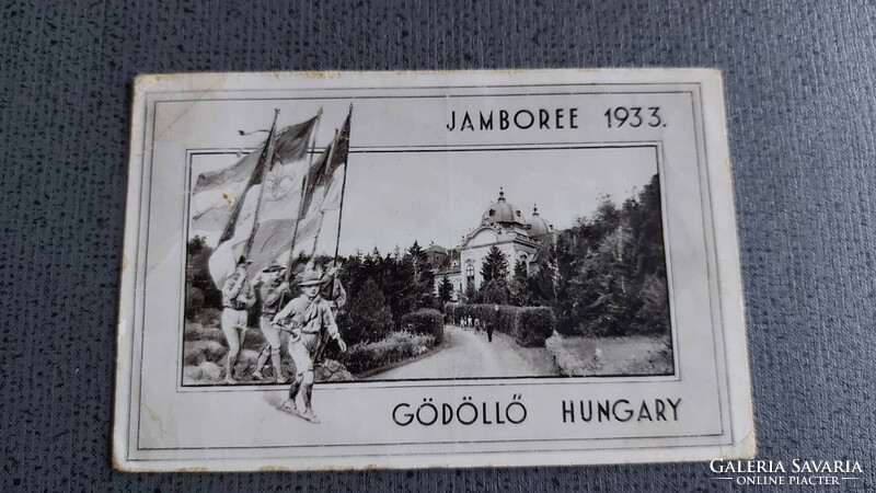 1933. évi Cserkész képeslap