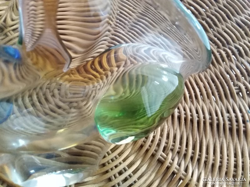 Muránói jellegű - üveg asztalközép, kínáló