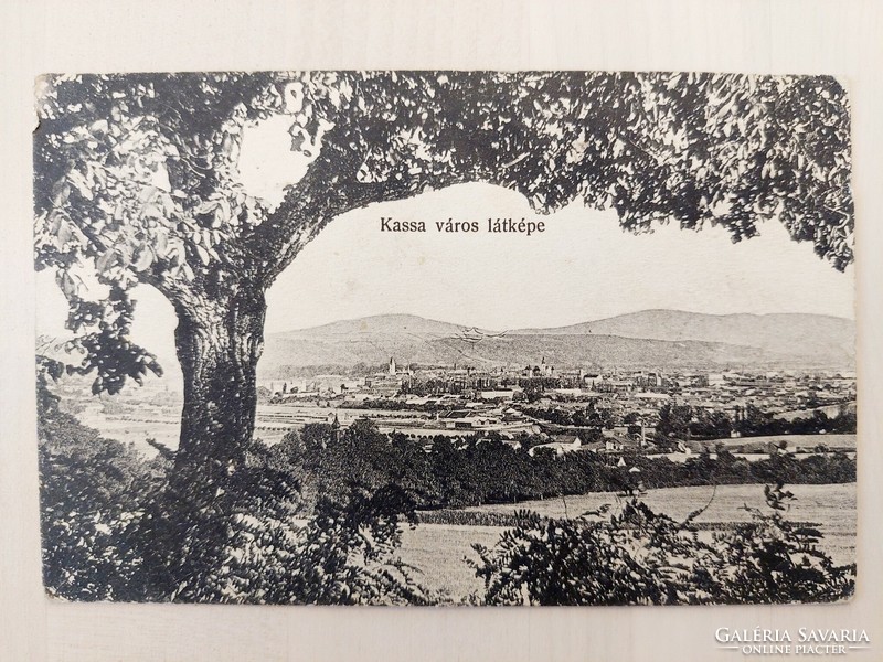 Kassa látképe, 1908, képeslap