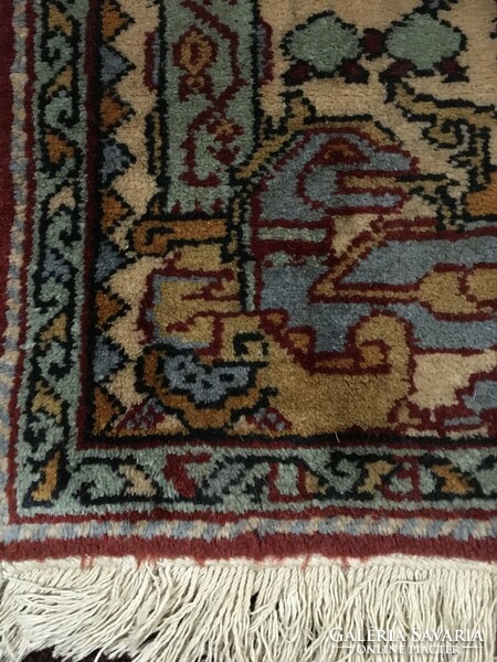 Mini animal motif wool rug!!! 46X40cm!!!