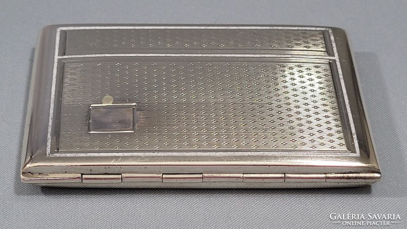 Silver cigarette holder box, cigarette tray small 78g