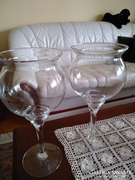 Dekorációs üveg poharak