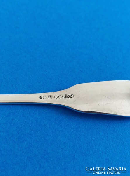 Silver spice spoon