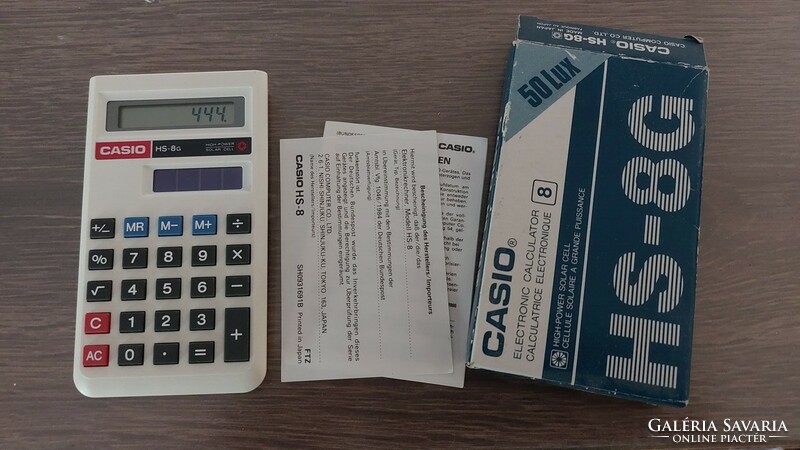(K) Retro Casio számológép