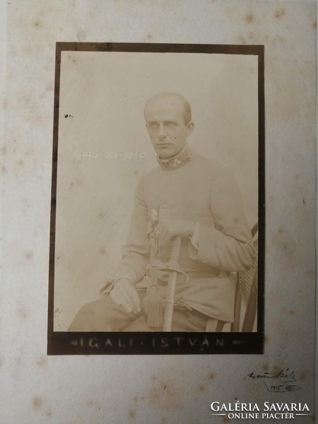Soldier photo - István Igali - 1915