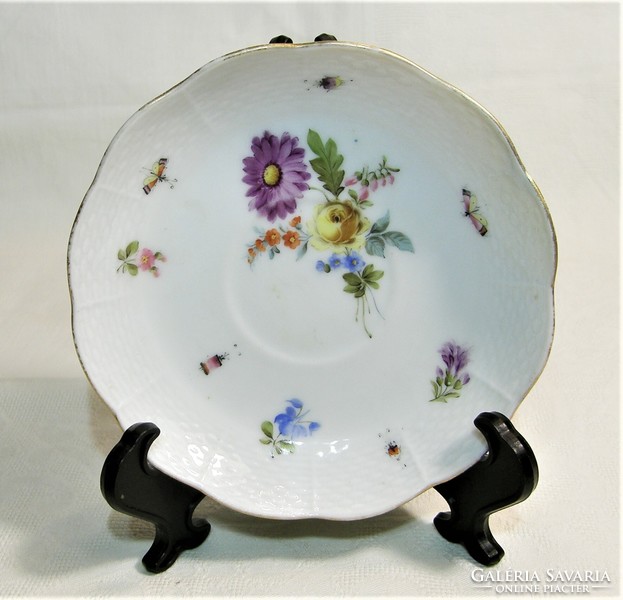 Antique Herend flower pattern cup bottom - 11.5 cm