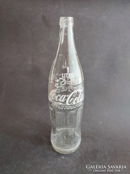 Retro 1 literes Coca-Cola kólás üveg palack angol-arab felirattal - EP