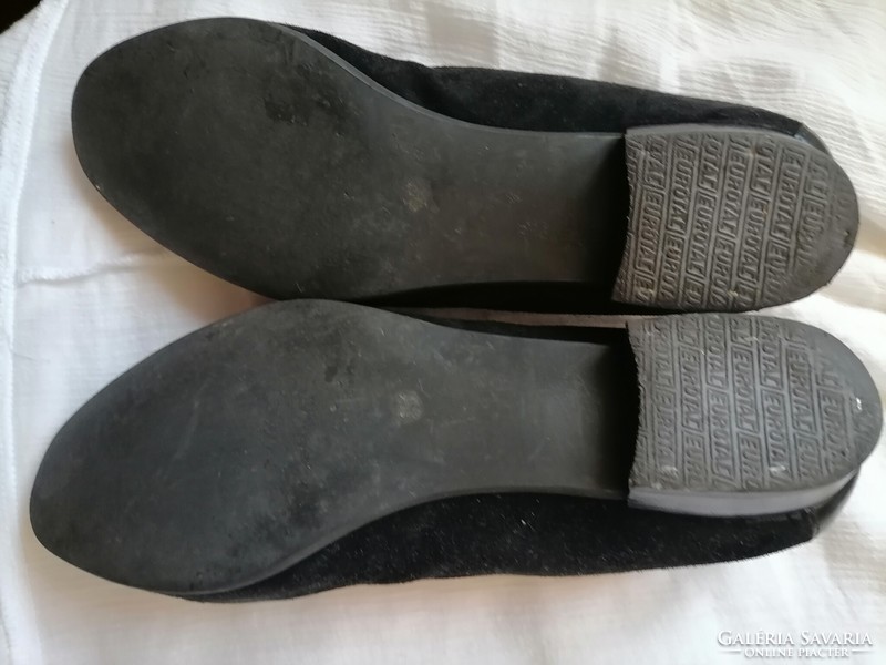 They are more beautiful than me plus size elegant fine black suede comfort shoes 38.5 39 dresjan schier