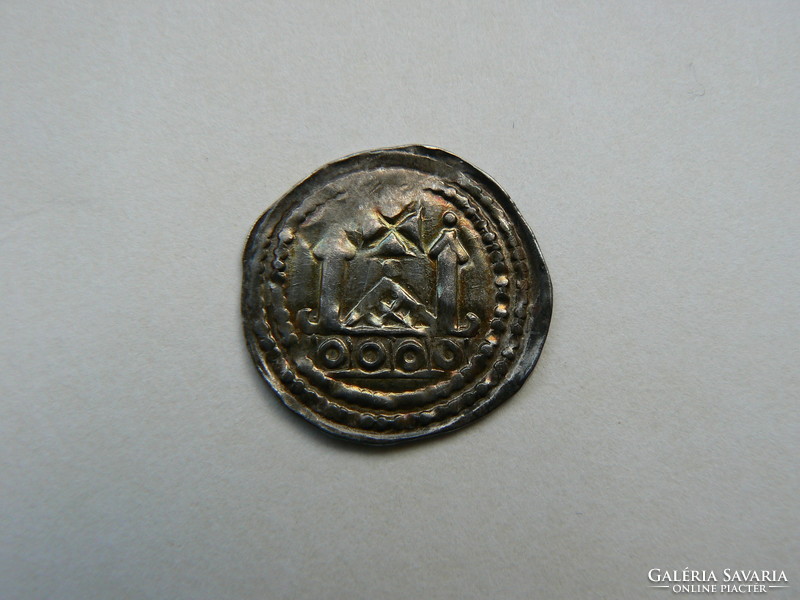 Italy, aqvilegia. P., Pellegrino (1195-1204) rare silver denarius, guaranteed original!!