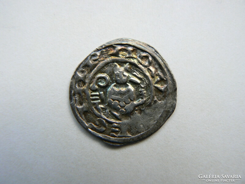Italy, aqvilegia. P., Pellegrino (1195-1204) rare silver denarius, guaranteed original!!
