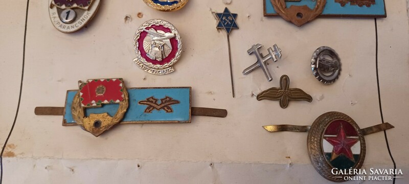 Military badges and badges in one
