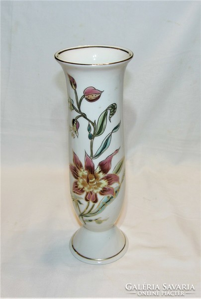 Zsolnay orchid goblet vase - 27 cm
