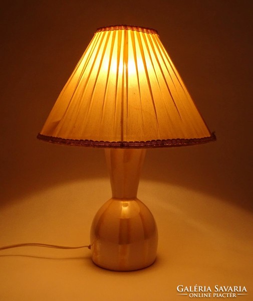1J872 Magyarszombatfai kerámia lámpa asztali lámpa 30.5 cm