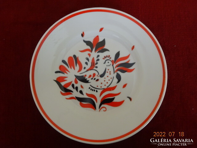 Ravenclaw porcelain wall plate with rooster pattern, diameter 18 cm. He has! Jokai.
