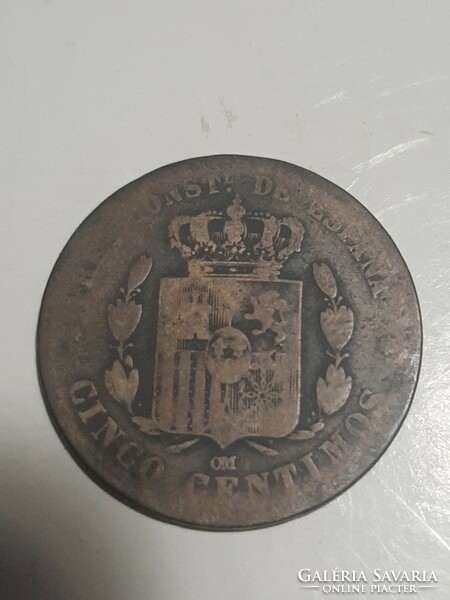 Spanyolország 10 céntimos 1878 Barcelona