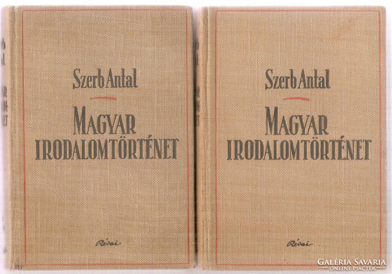 Szerb Antal: Magyar Irodalomtörténet I-II.  1935