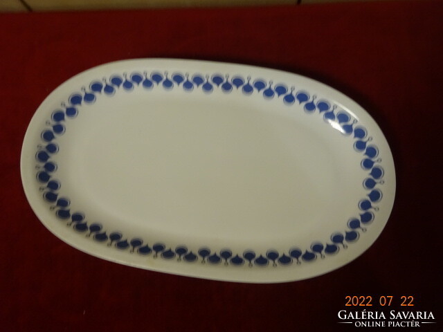 Alföldi porcelain blue patterned meat bowl. He has! Jokai.