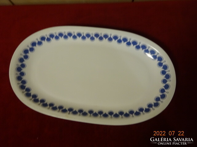 Alföldi porcelán kék mintás húsos tál. Vanneki! Jókai.