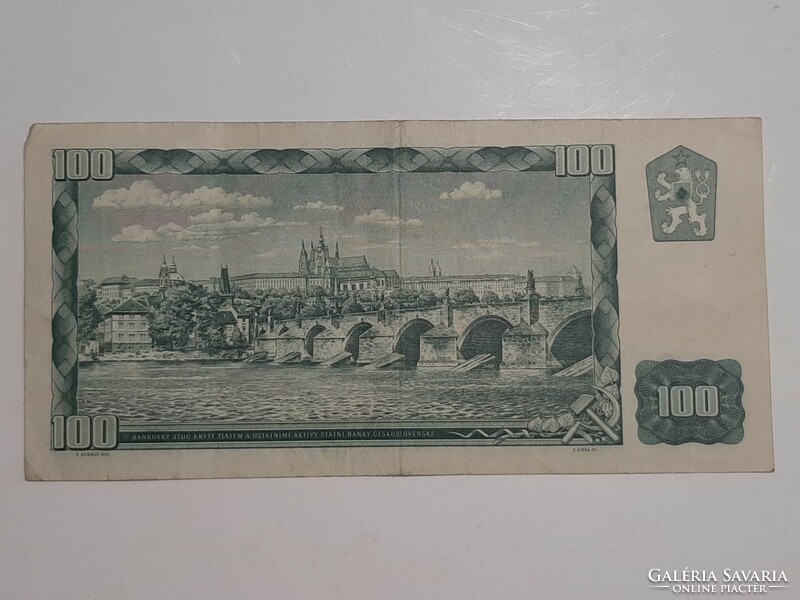 Csehszlovákia 100 korona  1961  sto korun ceskolovenskych