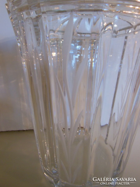Bonbonier - 2.25 kilos - lead crystal - 1.25 liters - 21 x 16 cm - perfect