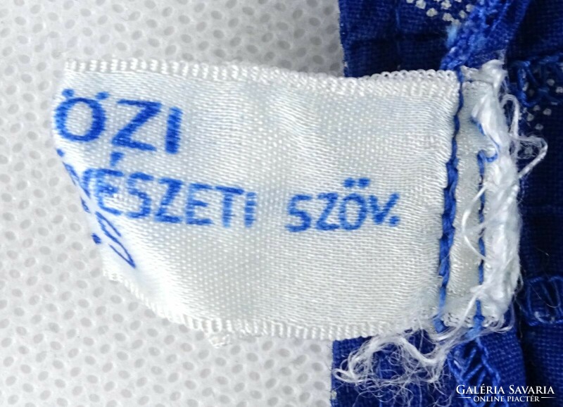 1J846 Régi kékfestő női ruha blúz