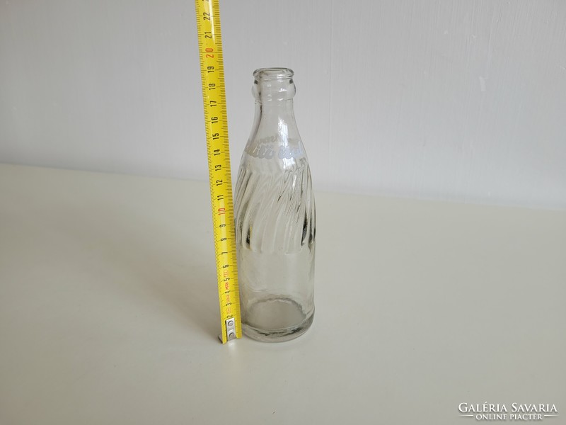 Régi retro szénsavas üdítő ital üveg palack mid century üdítősüveg