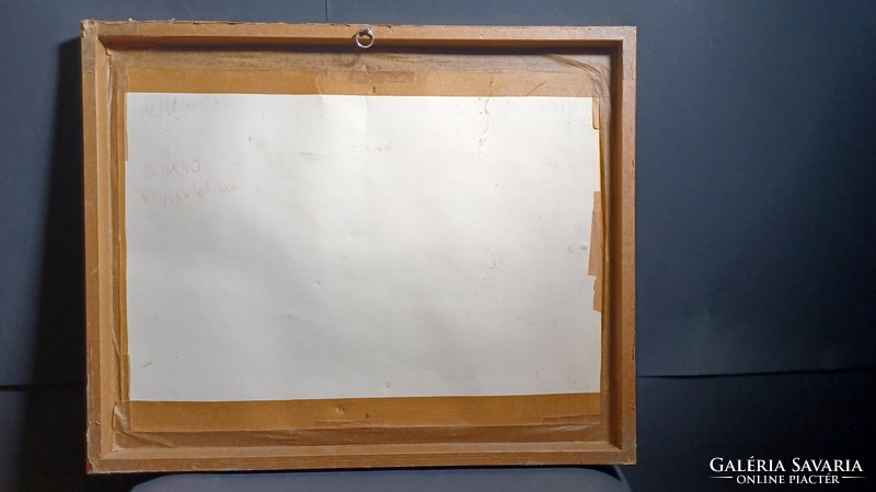 Absztrakt, N.K. jelzéssel (30x40 cm)