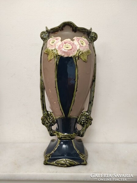 Antik majolika váza szecesszió jugendstil porcelán 846 5795